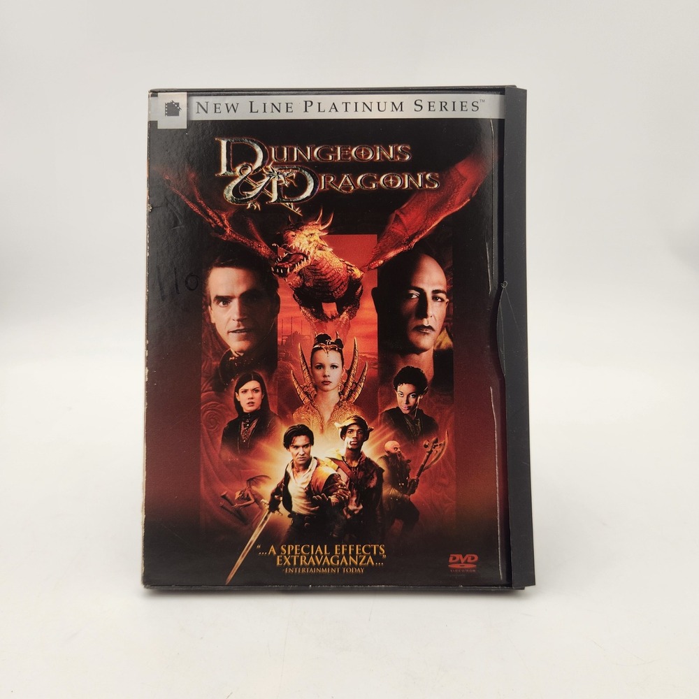 Dungeons & Dragons DVD 2001 New Line Platinum Series Widescreen Jeremy Irons